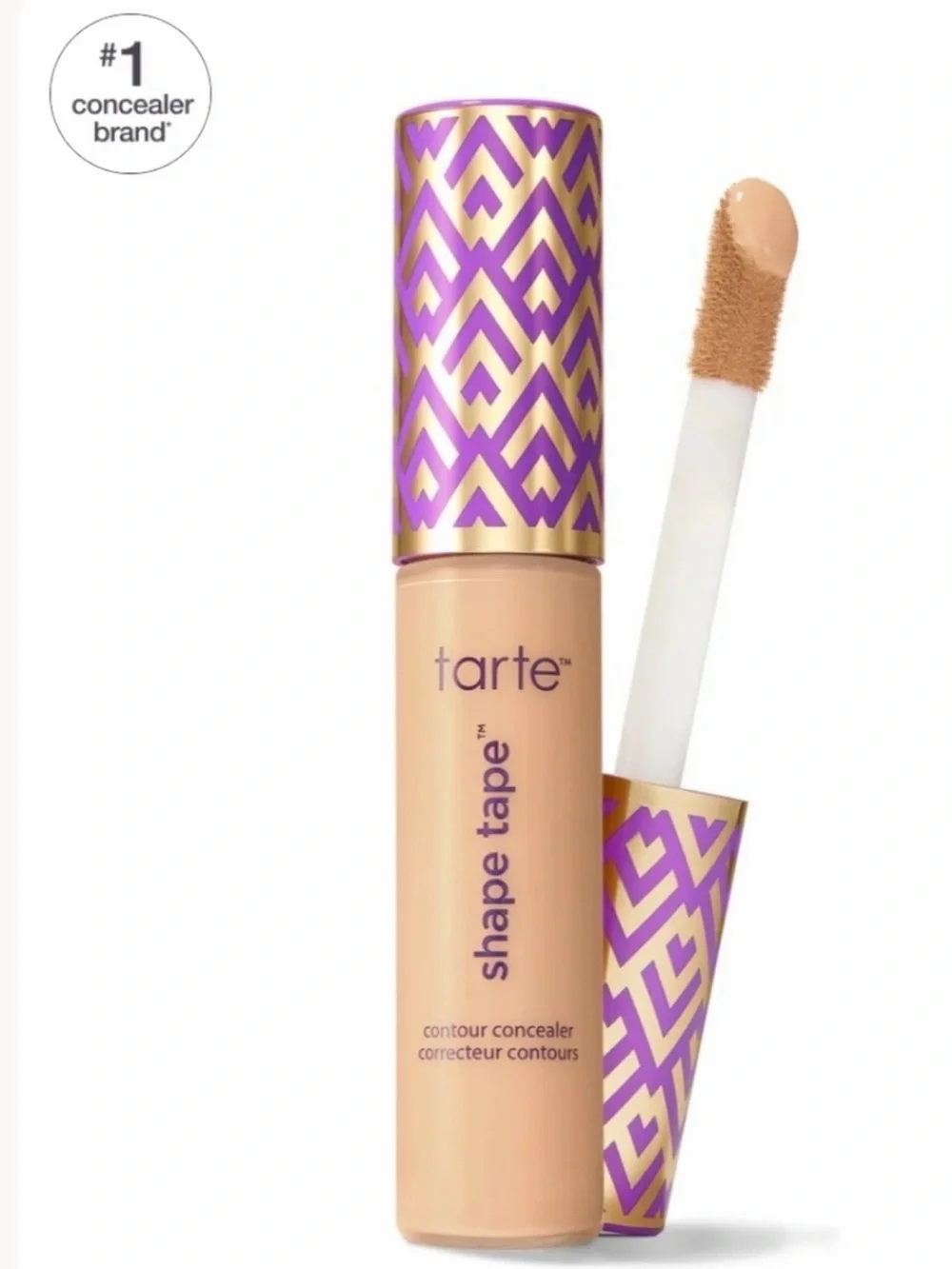 TARTE Shape Tape Radiant 35H Med Honey Concealer Double Duty Beauty